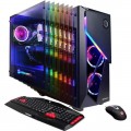 CyberPowerPC - Desktop - Intel Core i7 - 16GB Memory - AMD Radeon VII - 3TB Hard Drive + 1TB Solid State Drive - Black