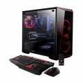 CybertronPC - Desktop - AMD Ryzen 5-Series - 16GB Memory - NVIDIA GeForce GTX 1050 Ti - 120GB Solid State Drive + 1TB Hard Drive - Black/Red