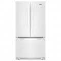 Whirlpool - 20 Cu. Ft. French Door Refrigerator with Elevated Deli Drawer - White