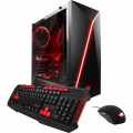 iBUYPOWER - Desktop - Intel Core i5-7640X - 16GB Memory - NVIDIA GeForce GTX 1060 - 120GB Solid State Drive + 2TB Hard Drive - Black/Red