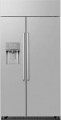 Dacor - 24.0 Cu. Ft. Side-by-Side Built--In Refrigerator with Precise Cooling and External Water & Ice Dispenser - Stainless Steel