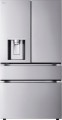 LG - 28.6 Cu. Ft. French Door Smart Refrigerator with Full-Convert Drawer - Stainless Steel