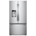 Whirlpool - 23.8 Cu. Ft. French Door Smart Refrigerator with Auto-Humidity Crispers - Stainless Steel