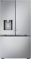 LG - Counter-Depth MAX 23.7 Cu. Ft. French Door Smart Refrigerator with Zero Clearance - Stainless Steel--6595113