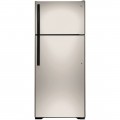 GE 17.5 Cu Ft Top-Freezer Refrigerator Silver