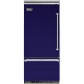 Viking Professional 5 Series Quiet Cool 20.4 Cu. Ft. Bottom-Freezer Built-In Refrigerator - Cobalt blue