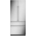 Monogram - 20.1 Cu. Ft. 4-Door French Door Built-In Smart Refrigerator with Water Dispenser - Custom Panel Ready--6523076