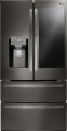 LG - Door in Door 27.8 Cu. Ft. 4-Door French Door Refrigerator - PrintProof Black Stainless Steel