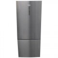 Haier - 15 Cu. Ft. Bottom-Freezer Refrigerator - Stainless steel