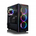 CLX - SET Gaming Desktop - Intel Core i7 10700KF - 32GB Memory - GeForce RTX 3060 - 500GB NVMe M.2 SSD + 4TB HDD - Black