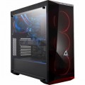 CybertronPC - CLX SET Desktop - Intel Core i7-8700K - 16GB Memory - NVIDIA GeForce GTX 1080 - 240GB Solid State Drive + 2TB Hard Drive - Black/Red