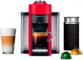 Nespresso Vertuo Coffee and Espresso Maker by De'Longhi with Aeroccino Milk Frother - Shiny Red