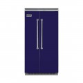 Viking Professional 5 Series Quiet Cool 25.3 Cu. Ft. Side-by-Side Built-In Refrigerator - Cobalt blue