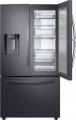 Samsung - 27.8 Cu. Ft. French Door Refrigerator - Black stainless steel