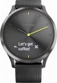 Garmin - vívomove HR Sport Hybrid Smartwatch - Black