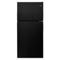 Amana - 18 Cu. Ft. Top-Freezer Refrigerator - Black