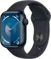 Apple Watch Series 9 (GPS) 41mm Midnight Aluminum Case with Midnight Sport Band - M/L - Midnight