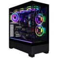 CLX - SET Gaming Desktop - AMD Ryzen 9 9900X - 64GB DDR5 5600 Memory - GeForce RTX 4080 SUPER - 2TB NVMe M.2 SSD - Black