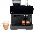 GE Profile - Semi-Automatic Espresso Machine with 15 bars of pressure, Milk Frother, and Built-In Wi-Fi - Black