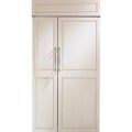 Monogram - 25.4 Cu. Ft. Side-by-Side Built-In Refrigerator - White