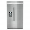 KitchenAid - 29.5 Cu. Ft. Side-by-Side Built-In Refrigerator - Stainless steel