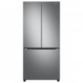 Samsung - 25 cu. ft. 3-Door French Door Smart Refrigerator with Beverage Center - Stainless Steel