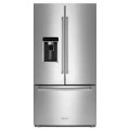 KitchenAid - 19.4 Cu. Ft. French Door Refrigerator with Flexible Temperature Zone - Stainless Steel--6595026