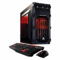 CybertronPC - Steel Desktop - Intel Core i7-7740X - 16GB Memory - NVIDIA GeForce GTX 1060 - 120GB SSD + 1TB Hard Drive - Black/Red