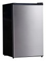 Equator-Midea - 4.4 Cu. Ft. Mini Fridge - Stainless steel