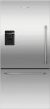 Fisher & Paykel - 17.1 Cu. Ft. Bottom-Freezer Counter-Depth ActiveSmart Refrigerator Ice Water - Silver