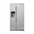 Whirlpool - 20.6 Cu. Ft. Side-by-Side Counter-Depth Refrigerator - Stainless steel