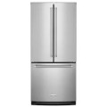 KitchenAid - 20 Cu. Ft. French Door Refrigerator with Interior Water Dispenser - Stainless Steel