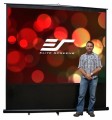 Elite Screens - Reflexion Series Portable Projector Screen - Black