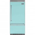 Viking - Professional 5 Series Quiet Cool 20.4 Cu. Ft. Bottom-Freezer Built-In Refrigerator - Bywater Blue