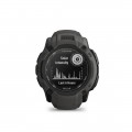 Garmin - Instinct 2X Solar Smartwatch 50 mm Fiber-reinforced Polymer - Gray