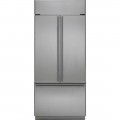 Monogram - 20.6 Cu. Ft. French Door Built-In Refrigerator - Stainless steel