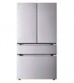 LG - Counter-Depth MAX 25.5 Cu. Ft. 4-Door French Door Smart Refrigerator with Full-Convert Drawer - Stainless Steel