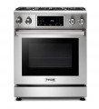 Thor Kitchen - 4.55 cu. Ft. Freestanding Gas Range with Self Cleaning - Stainless Steel