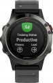 Garmin - fēnix® 5 Smartwatch 47mm Fiber-Reinforced Polymer - Slate Gray with Black Band