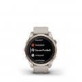 Garmin - fenix 7S Pro Sapphire Solar GPS Smartwatch 42 mm Fiber-reinforced polymer - Soft Gold