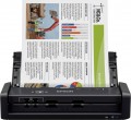 Epson - Workforce ES-300W Wireless Duplex Mobile Document Scanner - Black