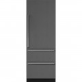 Sub-Zero - Designer 16.5 Cu. Ft. Built-In Refrigerator - Custom Panel Ready