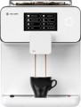 Terra Kaffe - Super Automatic Programmable Espresso Machine with 9 Bars of Pressure, Milk Frother, & Automatic Grinder - White