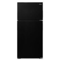 Amana - 14.4 Cu. Ft. Top-Freezer Refrigerator with Dairy Bin - Black