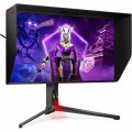 AOC - AGON PRO AGON PRO AG274UXP Widescreen Gaming LED Monitor 27 LED 4K UHD Monitor with HDR (USB, HDMI) - Black, Red