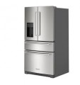 KitchenAid - 26 cu. ft. French Door Refrigerator with Ice and Water Dispenser --Stainless Steel