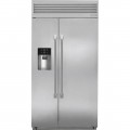 Monogram - 25.5 Cu. Ft. Side-by-Side Built-In Refrigerator - Stainless steel