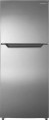 Insignia™ - 10 Cu. Ft. Top-Freezer Refrigerator with Reversible Door and ENERGY STAR Certification - Stainless Steel Look