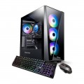 iBUYPOWER SlateMR Gaming PC Computer Desktop (Intel Core i7 13700F, RTX 4060Ti 8GB, 16GB DDR5 5200, 1TB NVMe SSD) - Black