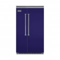 Viking - Professional 5 Series Quiet Cool 29.1 Cu. Ft. Side-by-Side Built-In Refrigerator - Cobalt blue